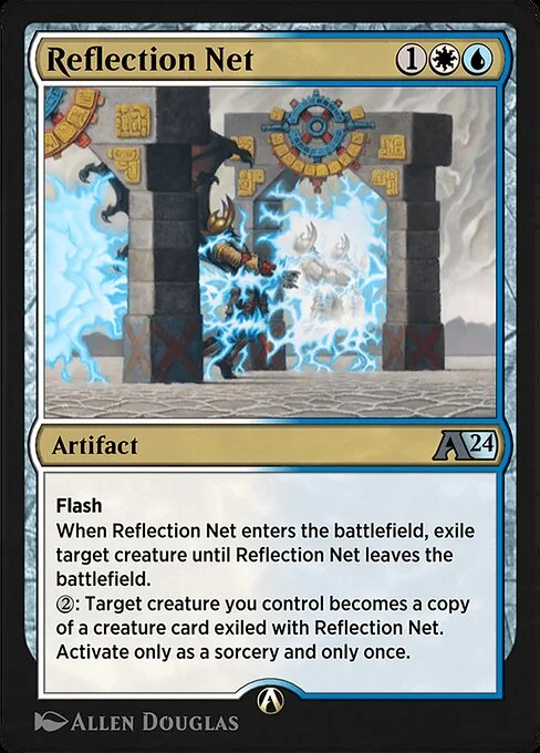 Reflection Net, carta Magic di tipo Artifact illustrata da Allen Douglas