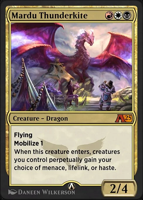 Mardu Thunderkite, carta Magic di tipo Creature — Dragon illustrata da Daneen Wilkerson
