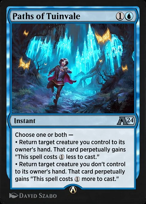 Paths of Tuinvale, carta Magic di tipo Instant illustrata da David Szabo