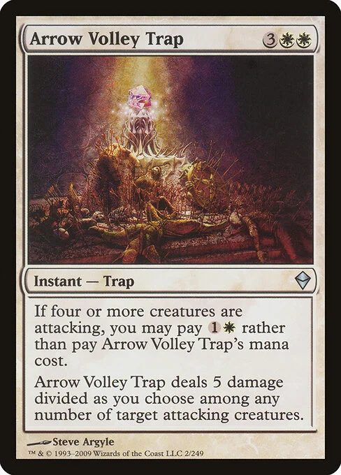 Arrow Volley Trap, carta Magic di tipo Instant — Trap illustrata da Steve Argyle