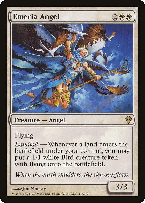 Emeria Angel, carta Magic di tipo Creature — Angel illustrata da Jim Murray