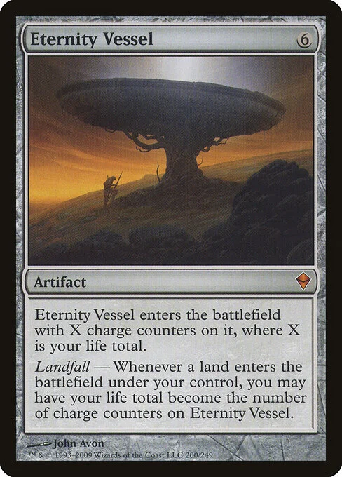 Eternity Vessel, carta Magic di tipo Artifact illustrata da John Avon