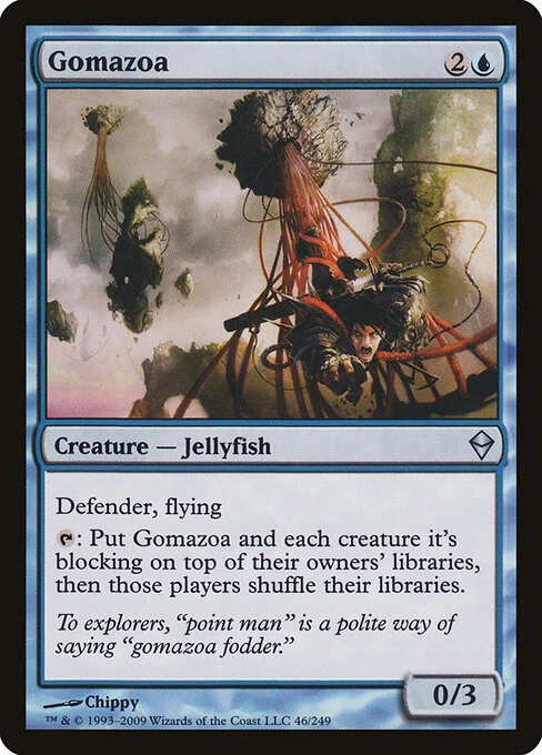 Gomazoa, carta Magic di tipo Creature — Jellyfish illustrata da Chippy