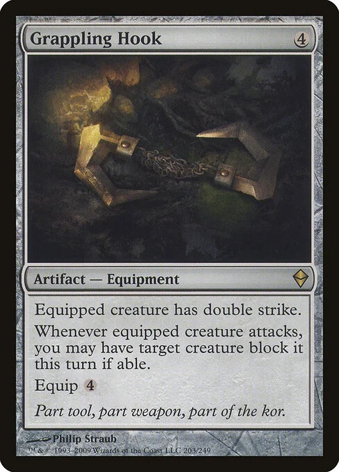 Grappling Hook, carta Magic di tipo Artifact — Equipment illustrata da Philip Straub