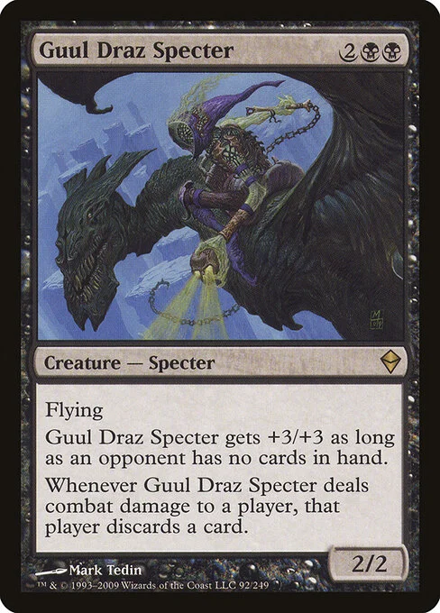 Guul Draz Specter, carta Magic di tipo Creature — Specter illustrata da Mark Tedin