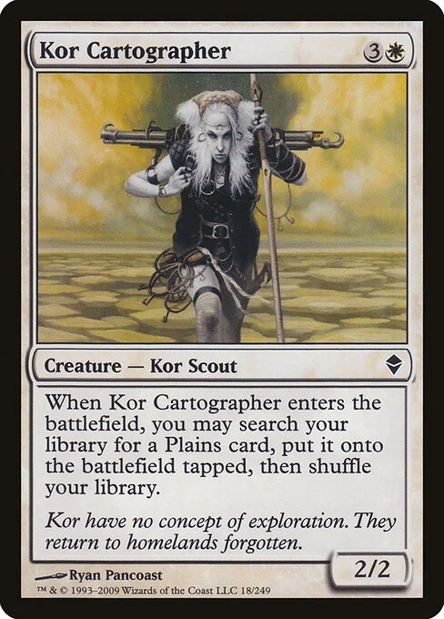 Kor Cartographer, carta Magic di tipo Creature — Kor Scout illustrata da Ryan Pancoast