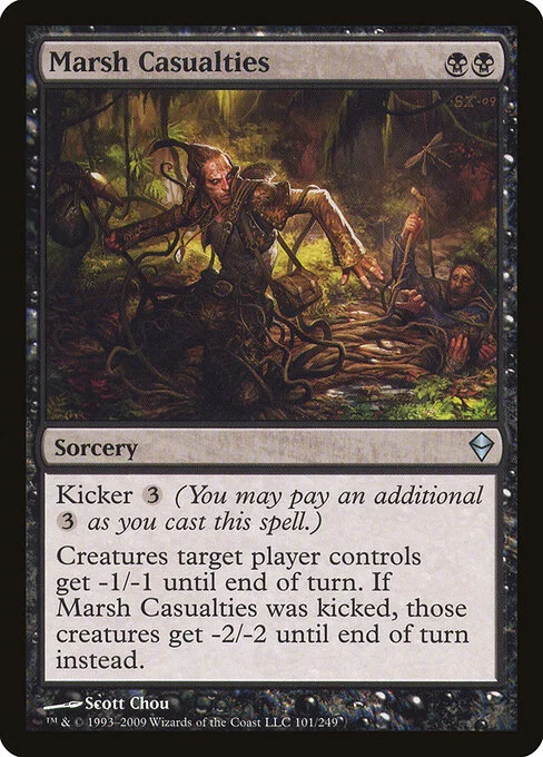 Marsh Casualties, carta Magic di tipo Sorcery illustrata da Scott Chou