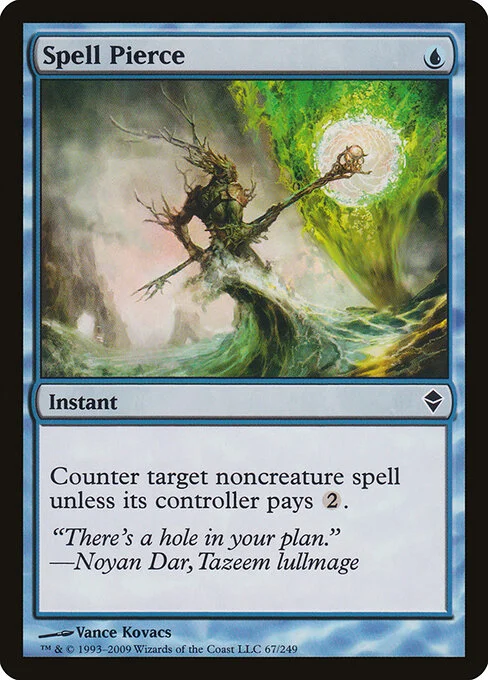Spell Pierce, carta Magic di tipo Instant illustrata da Vance Kovacs