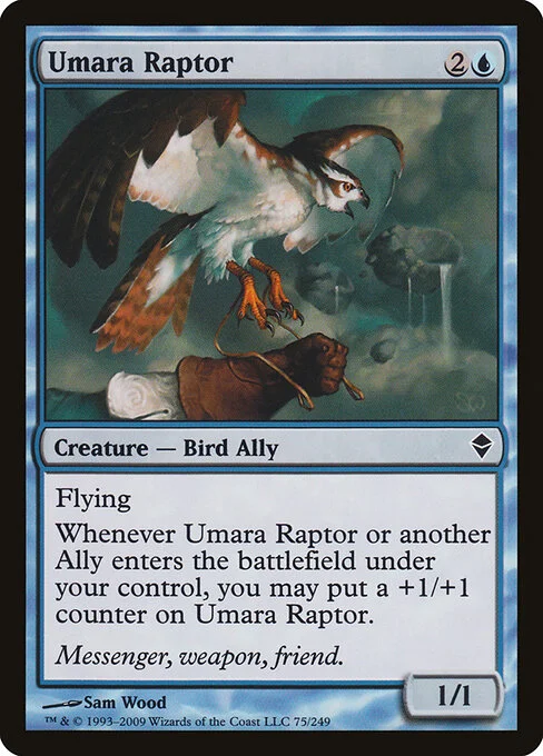 Umara Raptor, carta Magic di tipo Creature — Bird Ally illustrata da Sam Wood