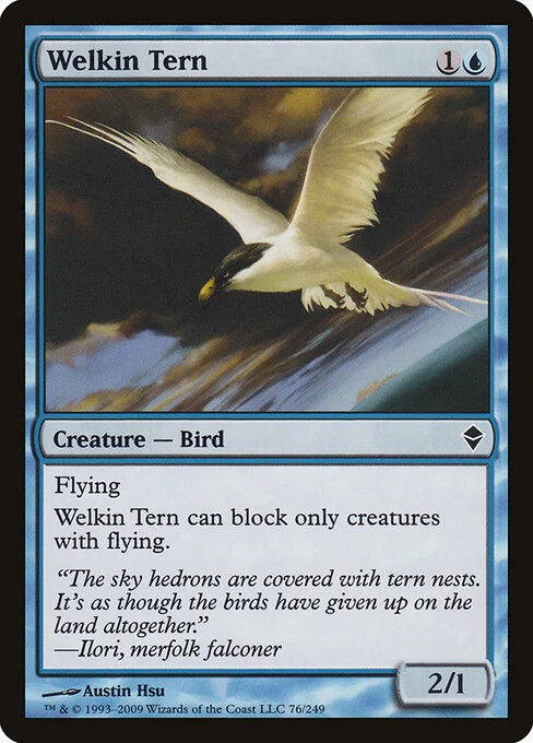 Welkin Tern, carta Magic di tipo Creature — Bird illustrata da Austin Hsu