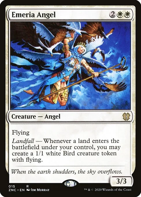 Emeria Angel, carta Magic di tipo Creature — Angel illustrata da Jim Murray