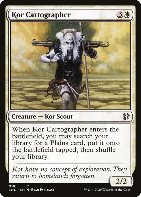 Kor Cartographer, carta Magic di tipo Creature — Kor Scout illustrata da Ryan Pancoast