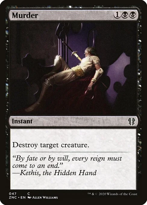 Murder, carta Magic di tipo Instant illustrata da Allen Williams