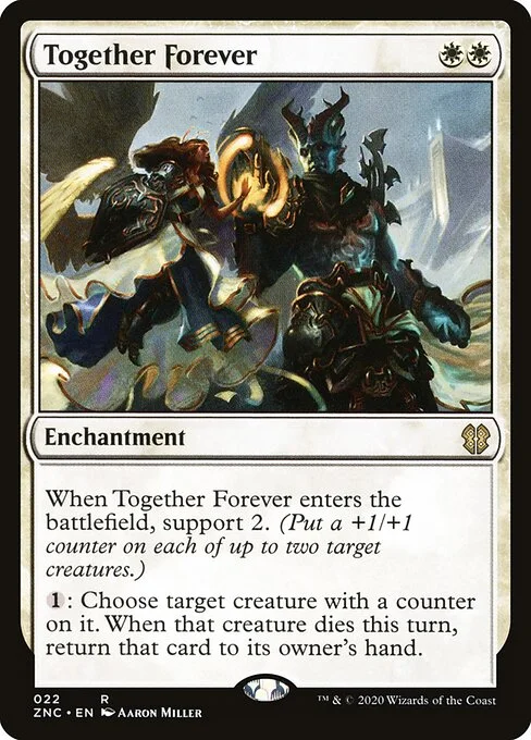 Together Forever, carta Magic di tipo Enchantment illustrata da Aaron Miller