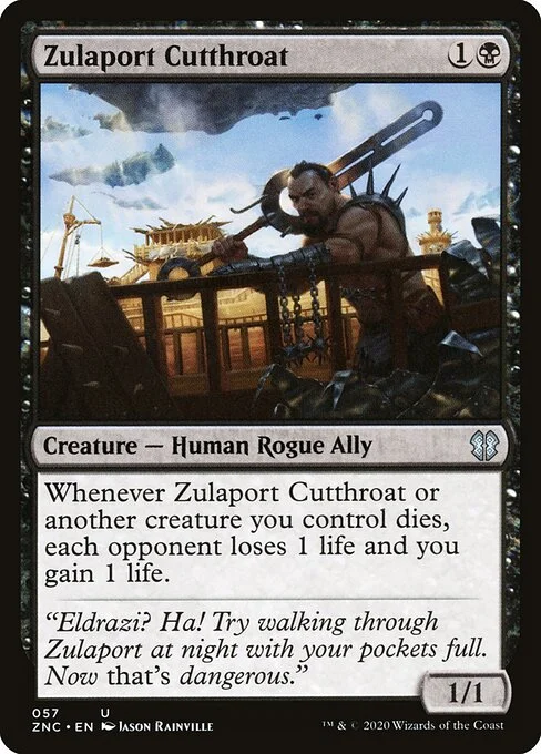 Zulaport Cutthroat, carta Magic di tipo Creature — Human Rogue Ally illustrata da Jason Rainville