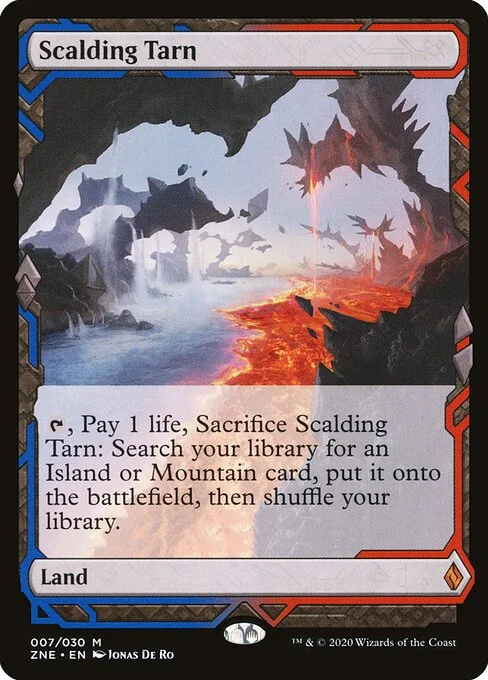 Scalding Tarn, carta Magic di tipo Land illustrata da Jonas De Ro