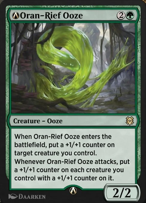 A-Oran-Rief Ooze, carta Magic di tipo Creature — Ooze illustrata da Daarken