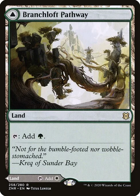 Branchloft Pathway // Boulderloft Pathway, carta Magic di tipo Land // Land illustrata da Titus Lunter