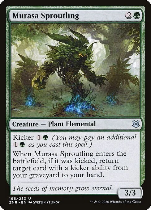 Murasa Sproutling, carta Magic di tipo Creature — Plant Elemental illustrata da Svetlin Velinov