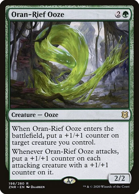 Oran-Rief Ooze, carta Magic di tipo Creature — Ooze illustrata da Daarken