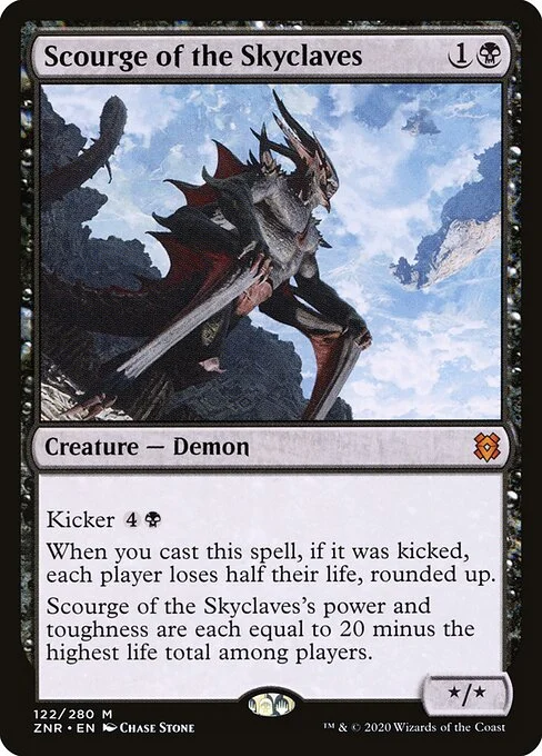 Scourge of the Skyclaves, carta Magic di tipo Creature — Demon illustrata da Chase Stone
